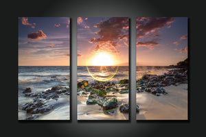Framed 3 Panels - Sunrise