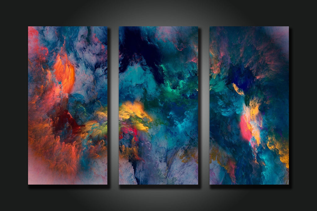 Framed 3 Panels - Abstract