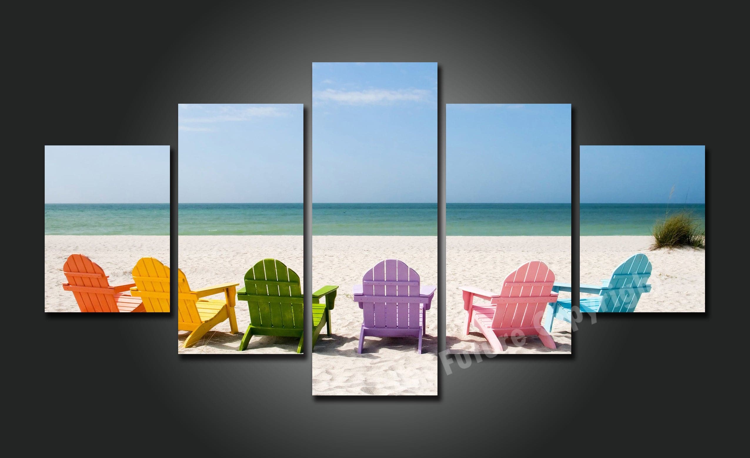 Framed 5 Panels - Holiday