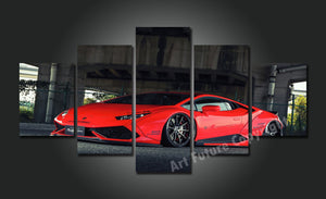 Framed 5 Panels - Lamborghini