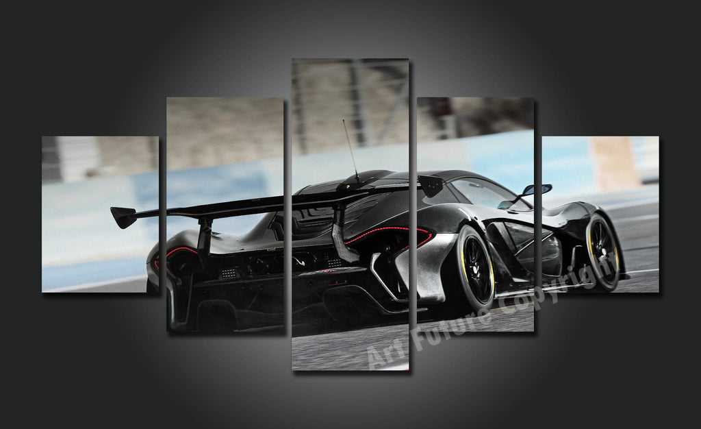 Pine Stretched  Framed 5 Panels - McLaren