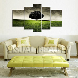 Framed 5 Panels - Tree