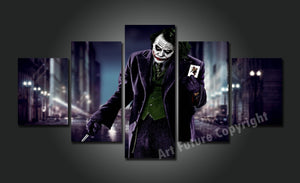 Framed 5 Panels - Joker