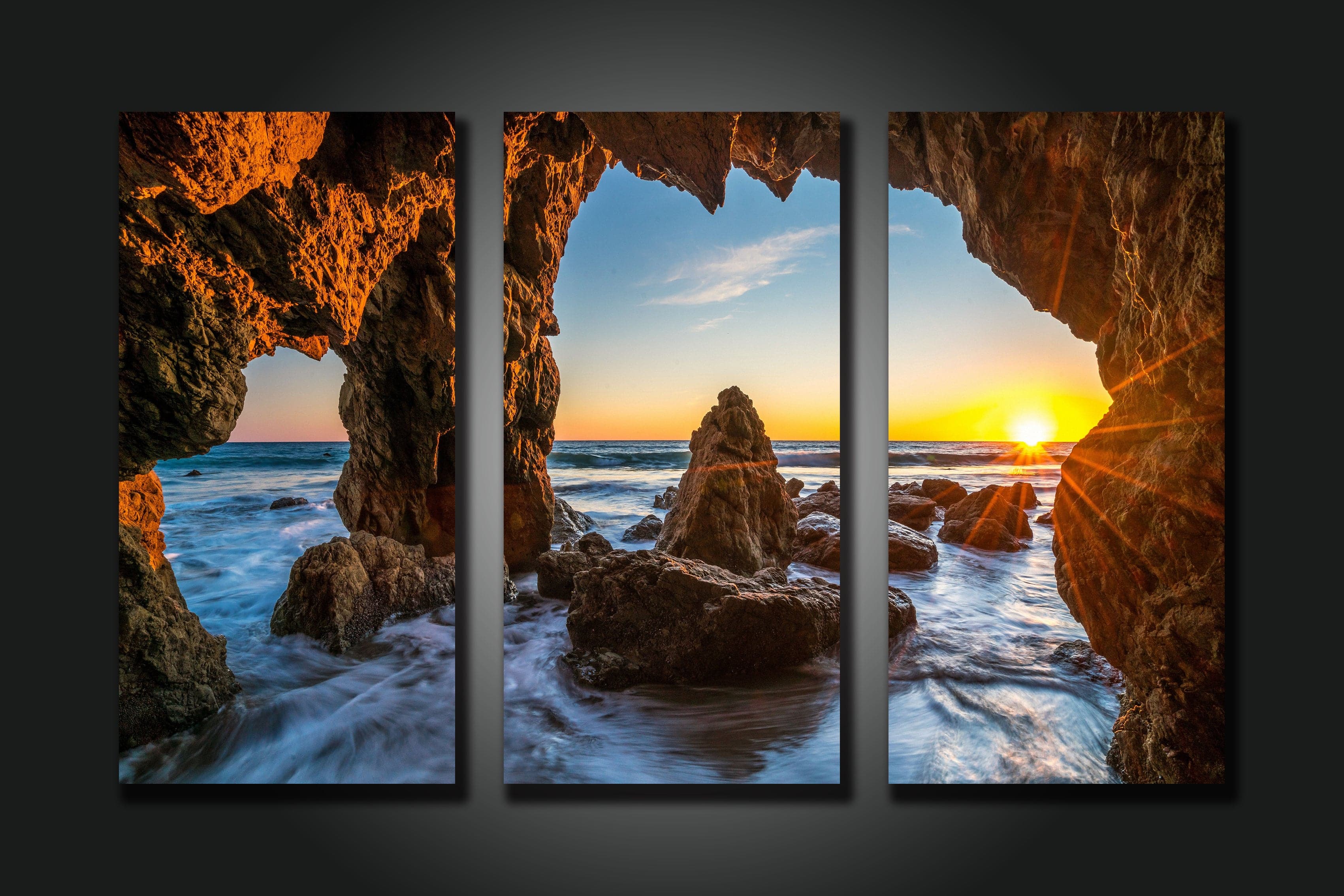 Framed 3 Panels - Sunrise