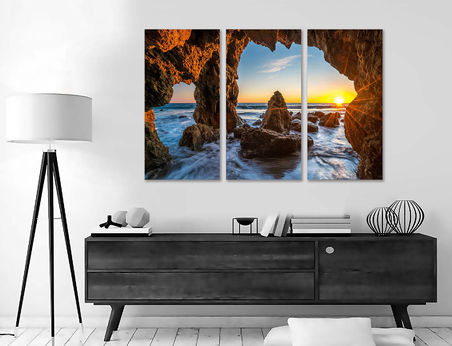 Framed 3 Panels - Sunrise