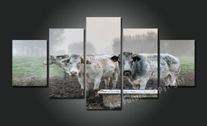 Framed 5 Panels - Farm