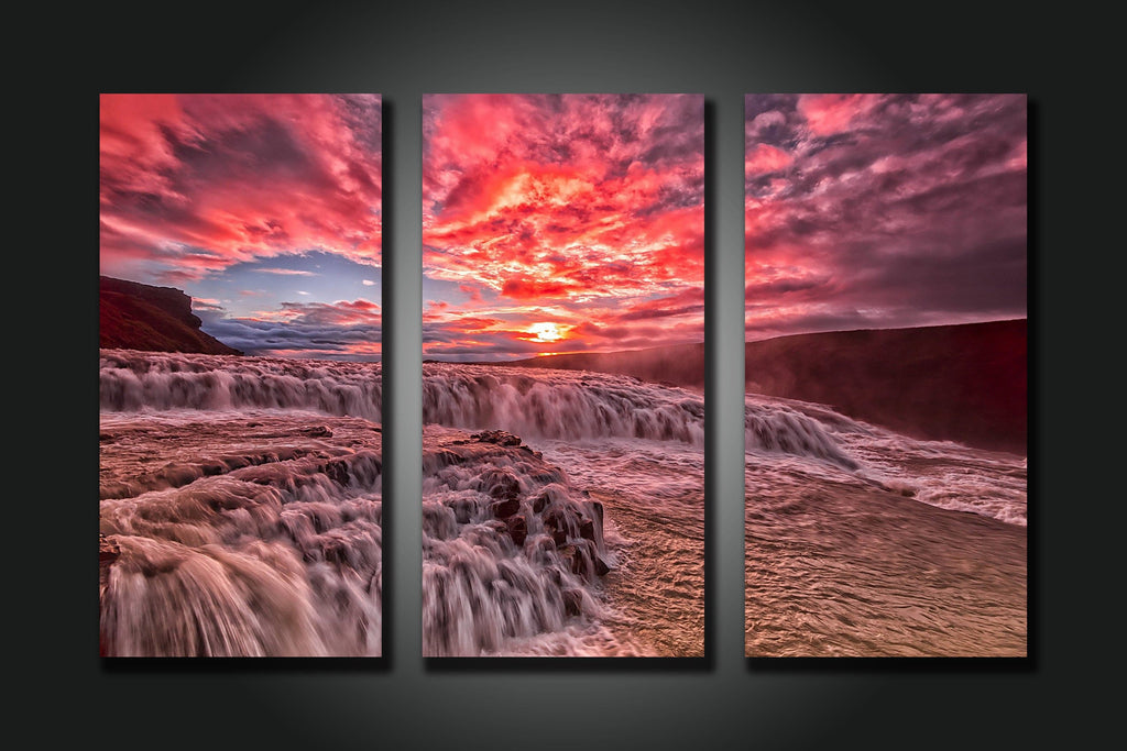 Framed 3 Panels - Sunset