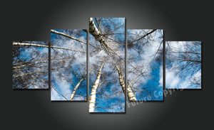 Framed 5 Panels - Winter