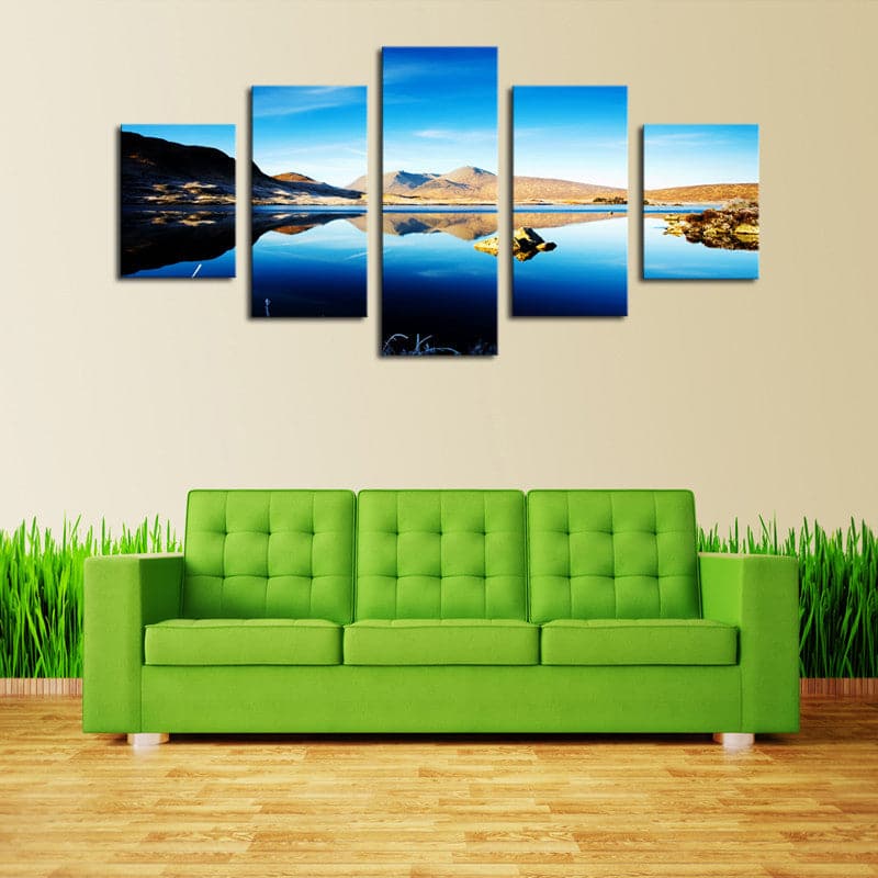 Framed 5 Panels - Landscape
