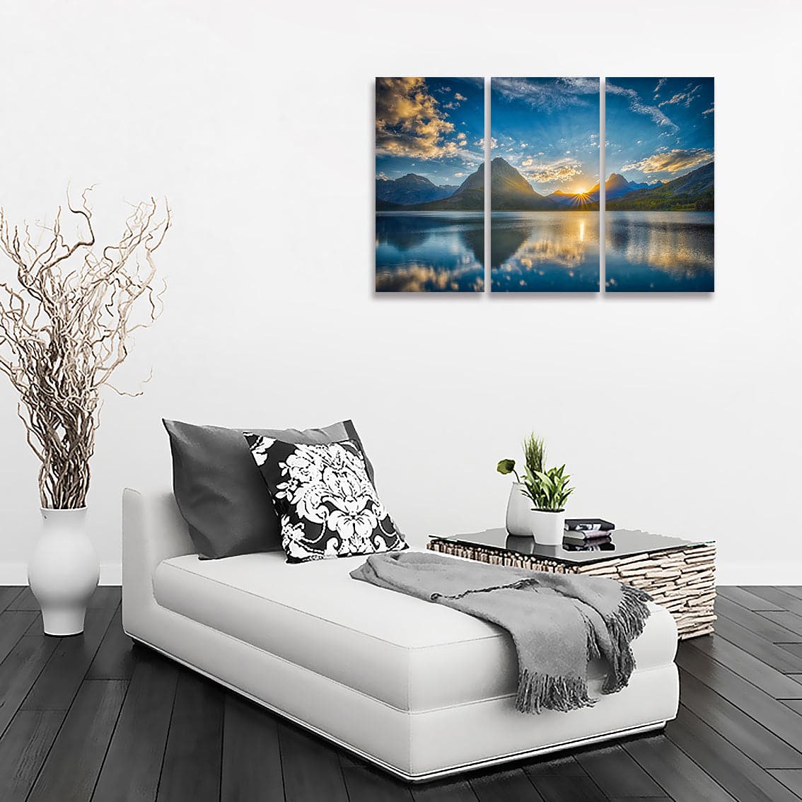 Framed 3 Panels - Milford Sound