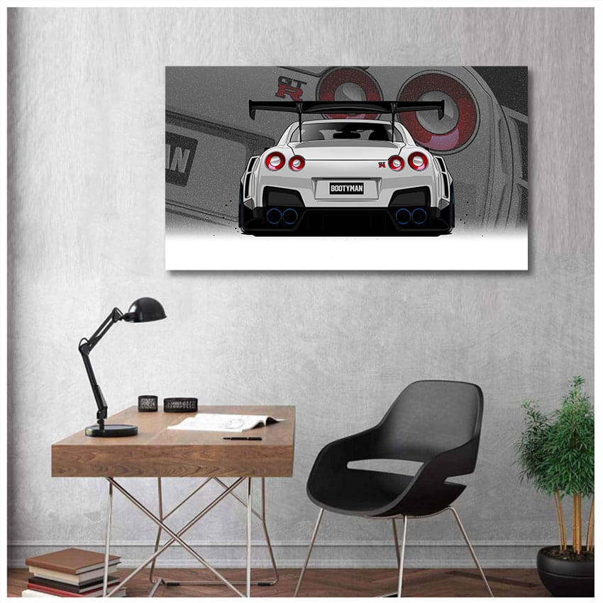 Framed 1 Panel - Nissan GTR R35