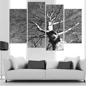 Framed 4 Panels - Tree