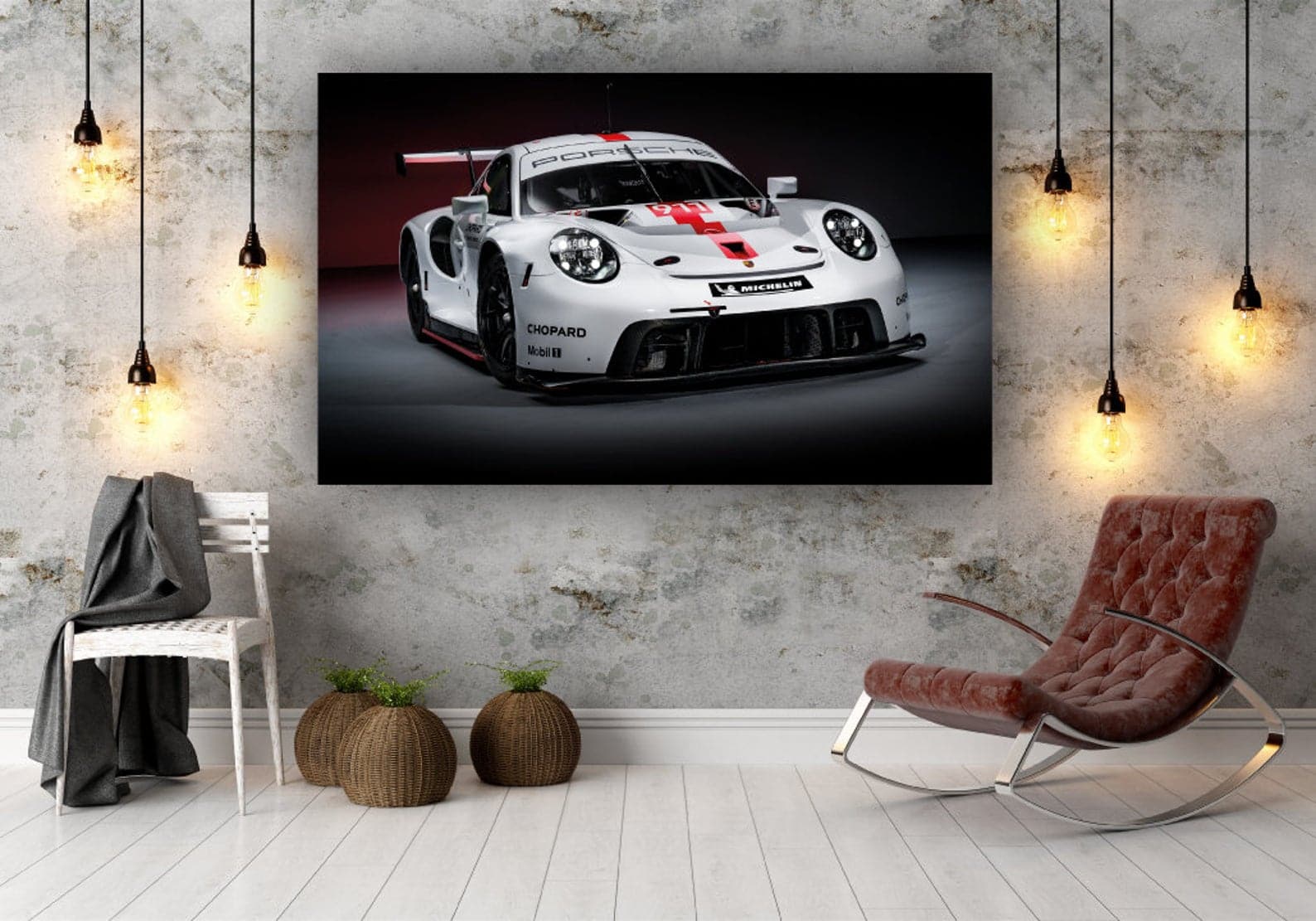 Framed 1 Panel - Porsche GT