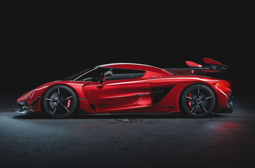Pine Stretched  Framed 1 Panel - Koenigsegg