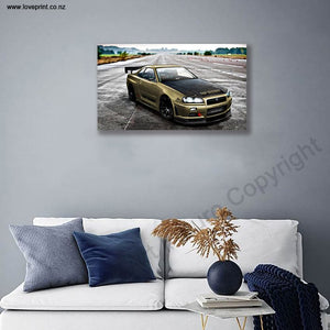 Framed 1 Panel - Top Secret GTR R34