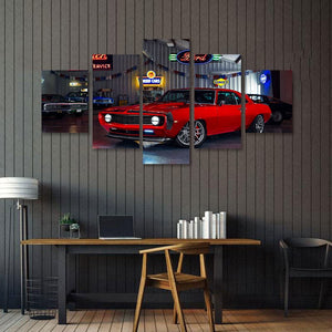Framed 5 Panels - 69 Camaro