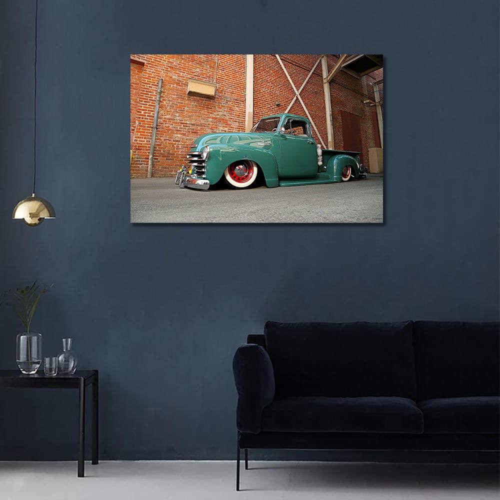 Pine Stretched  Framed 1 Panel - Chevrolet Truck