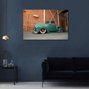 Pine Stretched  Framed 1 Panel - Chevrolet Truck