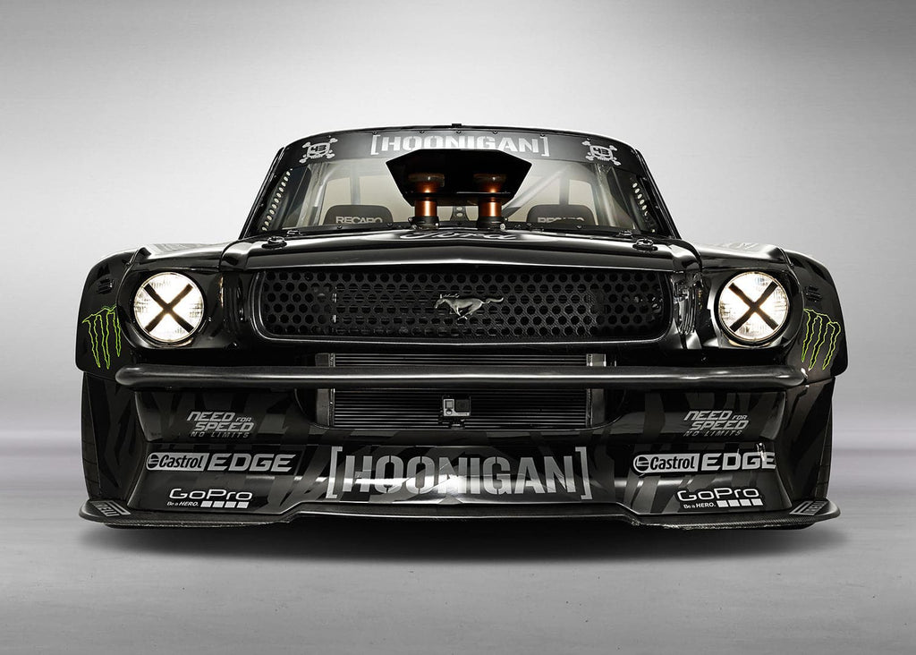 Pine Stretched  Framed 1 Panel - Ken Block's Ford Mustand