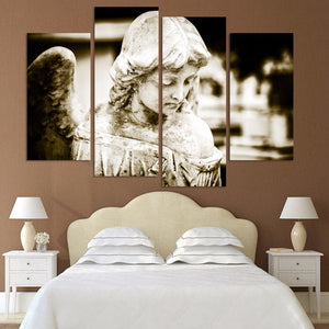 Framed 4 Panels - Angel