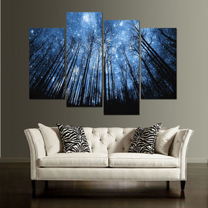 Framed 4 Panels - Tree