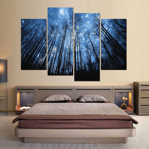 Framed 4 Panels - Tree