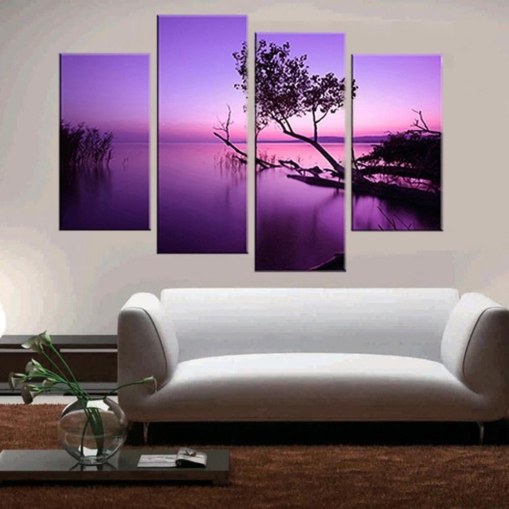 Framed 4 Panels - Landscape