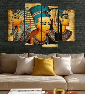 Framed 4 Panels - King of Egypt