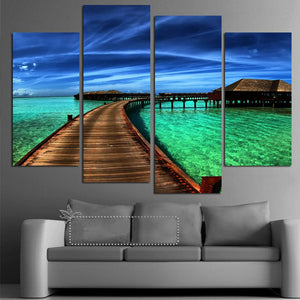 Framed 4 Panels - Landscape
