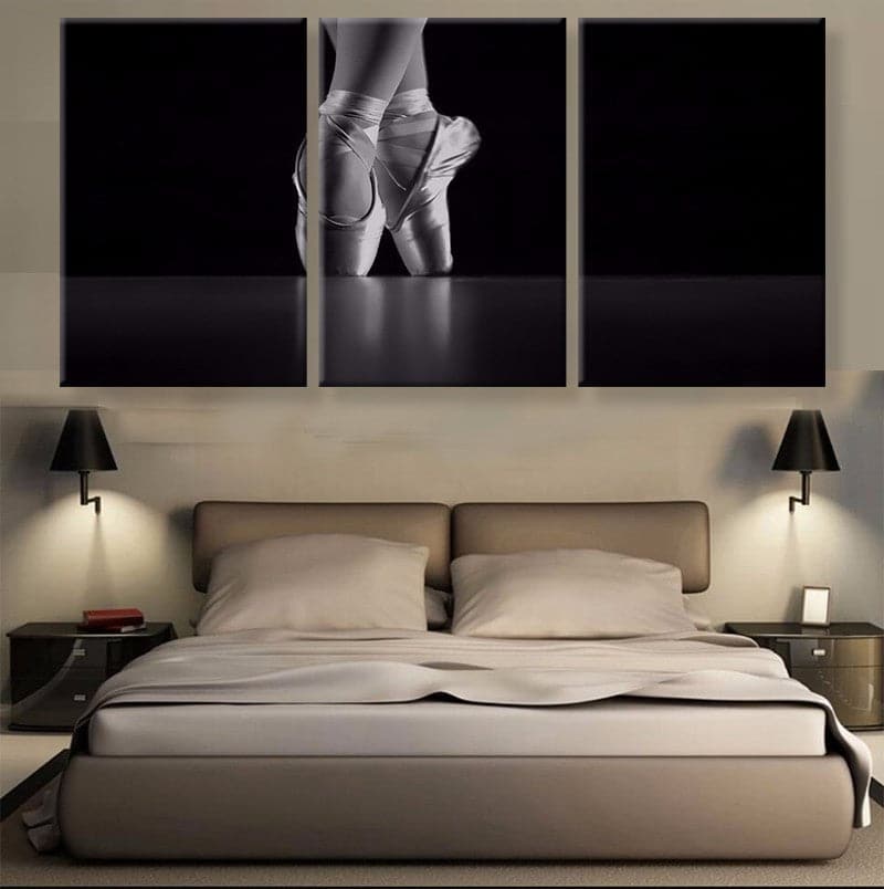 Framed 3 Panels  - Ballet