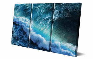 Framed 3 Panels  - Wave