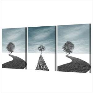 Framed 3 Panels  - Tree