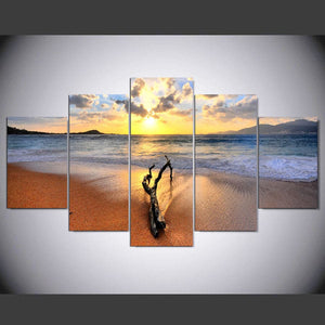 Framed 5 Panels - Seascape