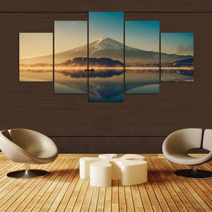 Framed 5 Panels - Landscape