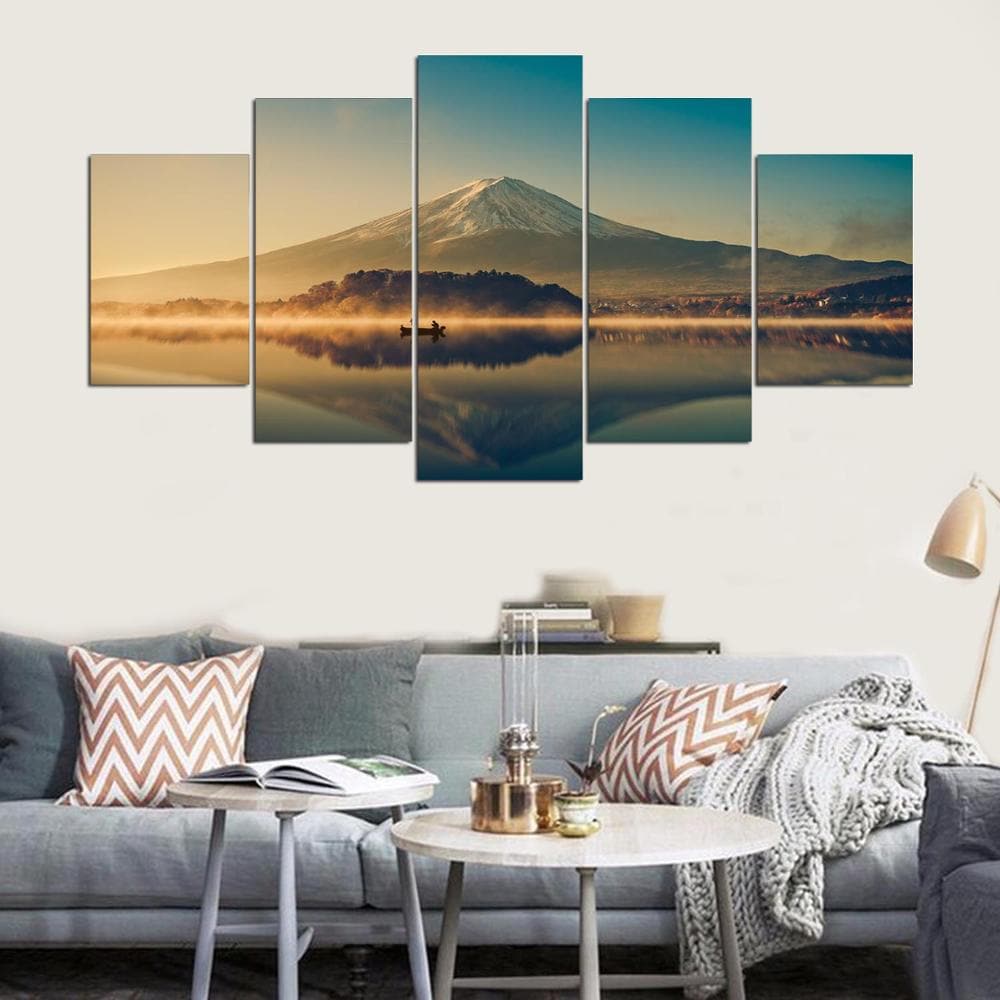 Framed 5 Panels - Landscape