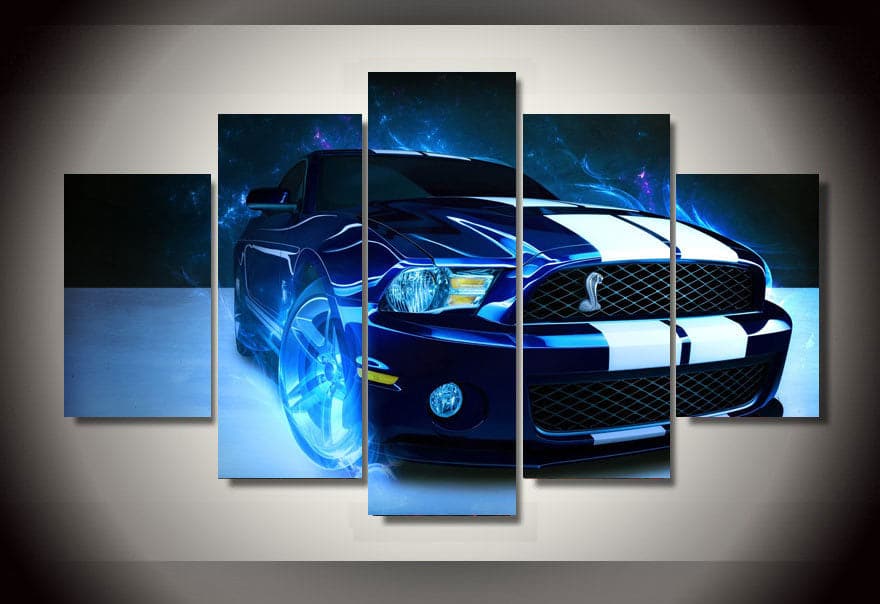 Framed 5 Panels - Ford Mustang