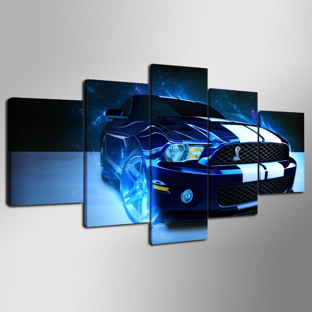 Framed 5 Panels - Ford Mustang