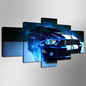Framed 5 Panels - Ford Mustang