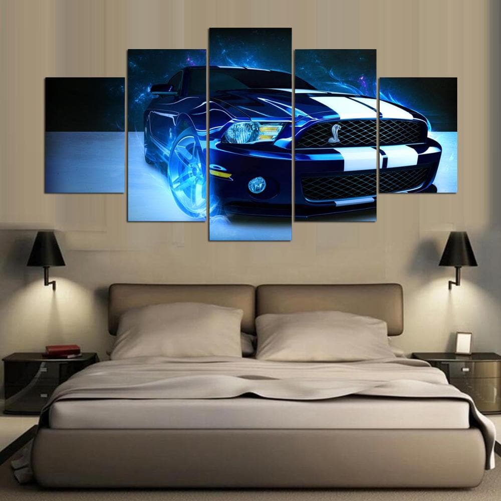 Framed 5 Panels - Ford Mustang