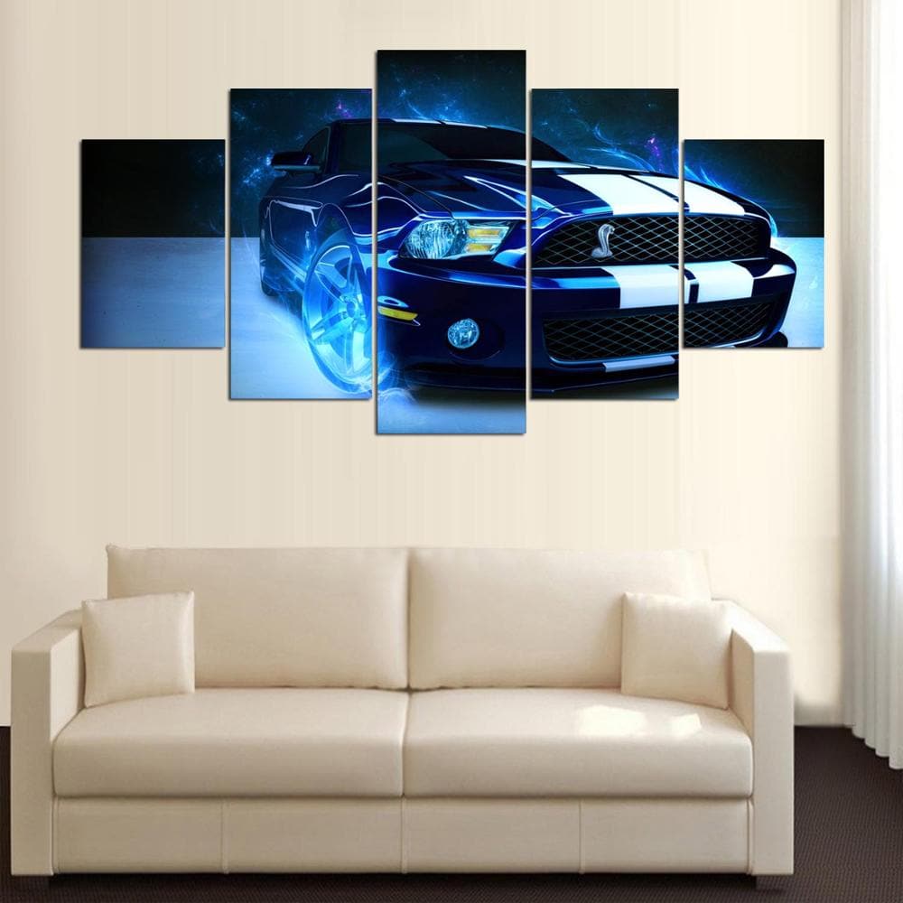 Framed 5 Panels - Ford Mustang