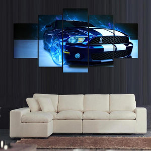 Framed 5 Panels - Ford Mustang