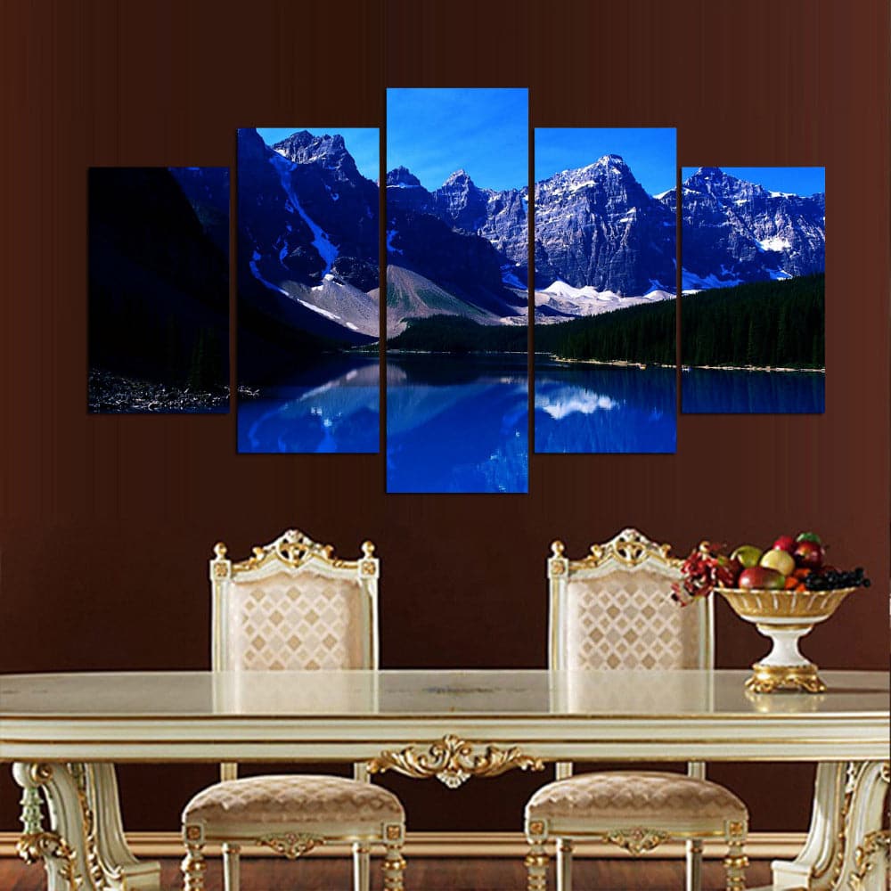 Framed 5 Panels - Landscape