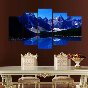 Framed 5 Panels - Landscape