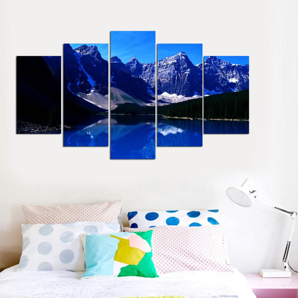 Framed 5 Panels - Landscape