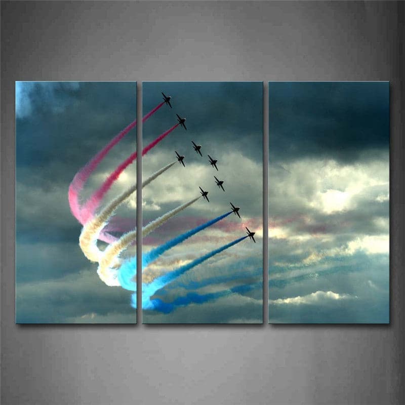 Framed 3 Panels - Air Show