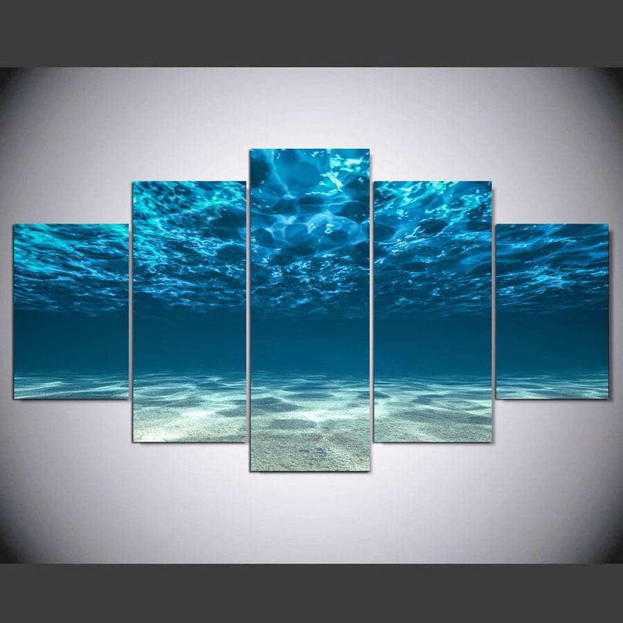 Framed 5 Panels - Ocean