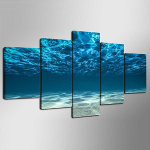 Framed 5 Panels - Ocean
