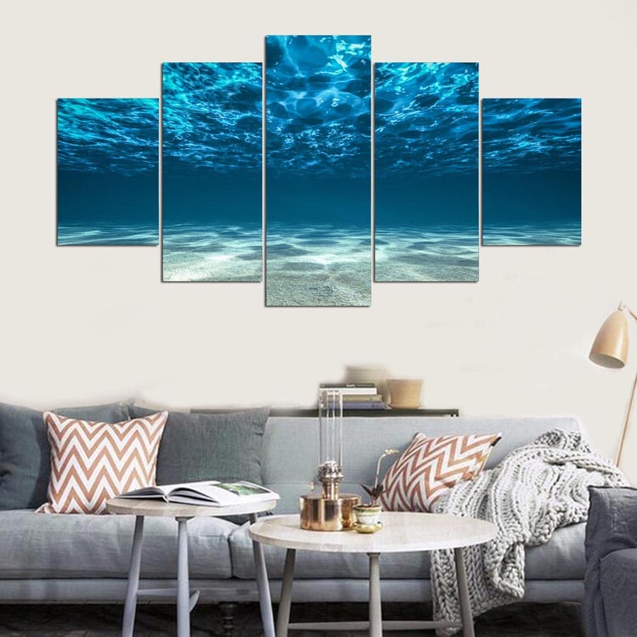 Framed 5 Panels - Ocean