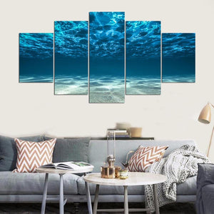 Framed 5 Panels - Ocean