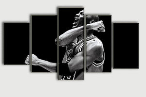 Framed 5 Panels - Michael Jordan